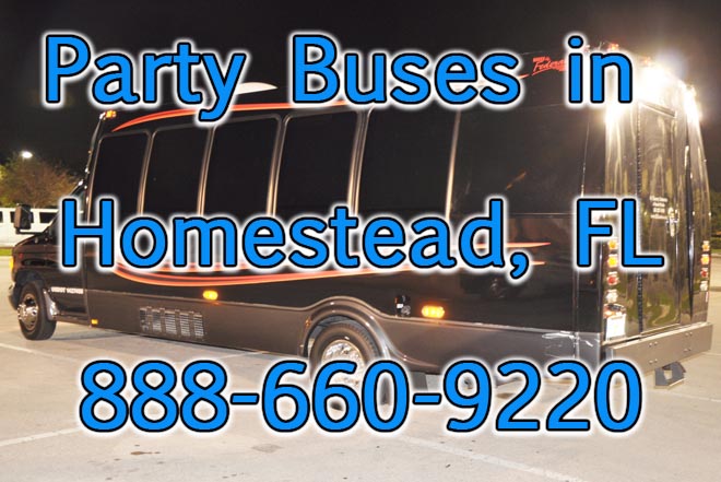 party buses in homestead