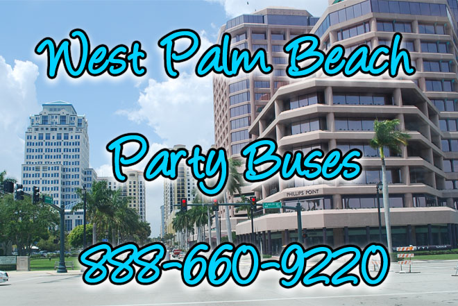 west palm beach party buses