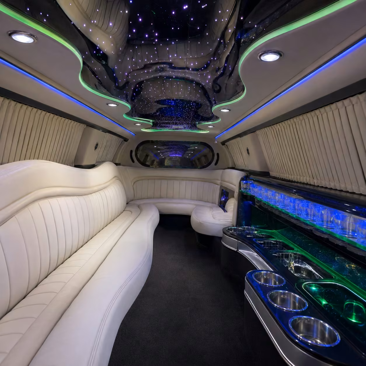chrysler 300 limo interior