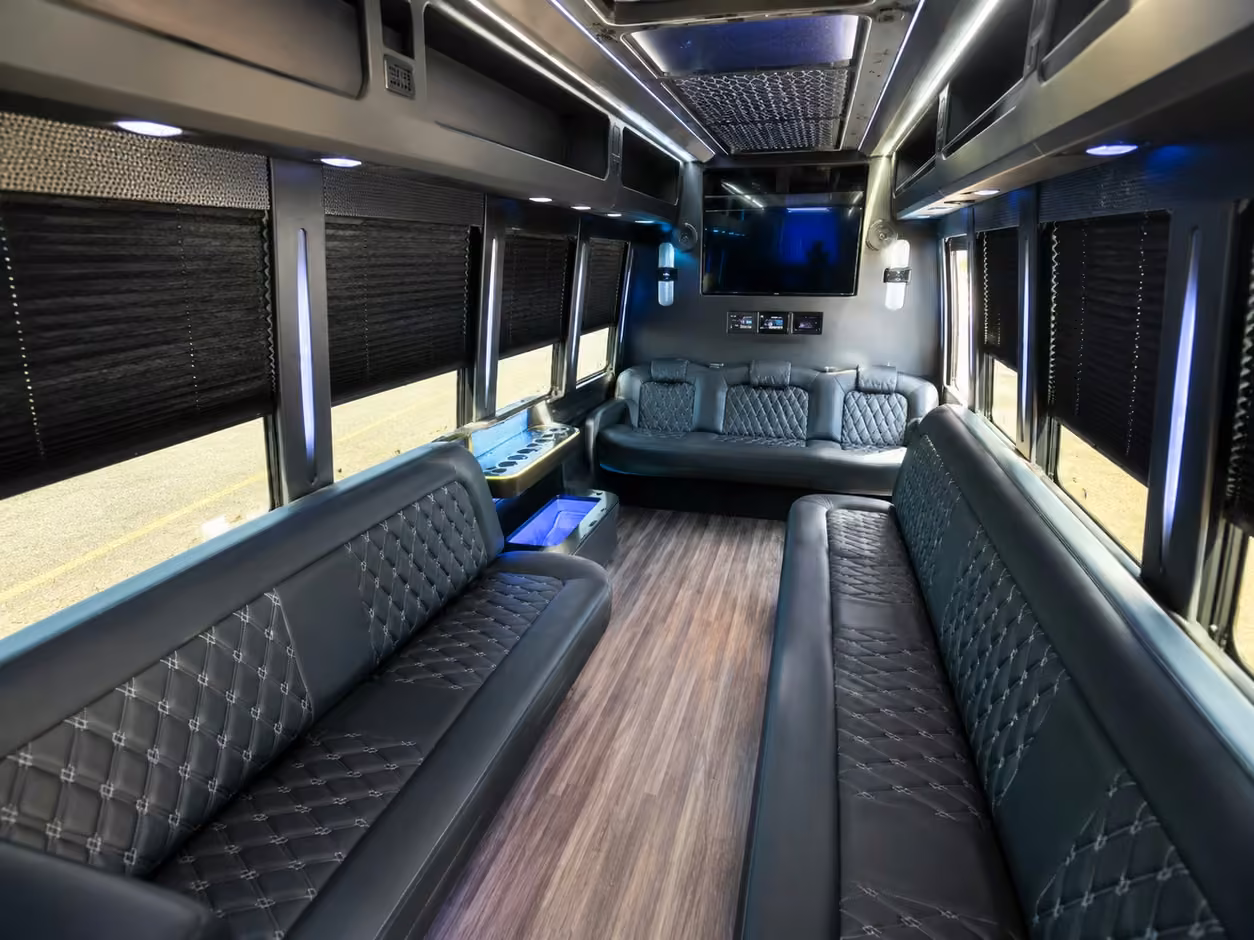 miami party bus interior